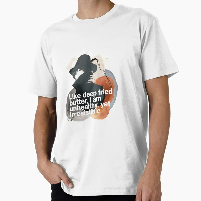 

Like deep fried Blacklist Raymond Red Reddington Gift shirt for man 100% cotton tv series Graphic Clothes All size Tops S-6XL