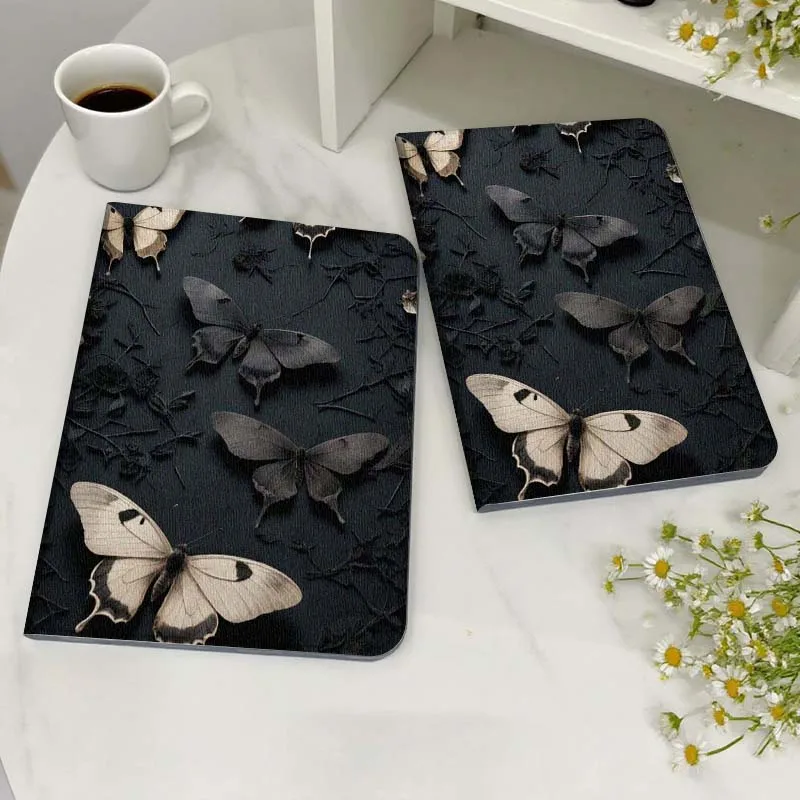 

Чехол с рисунком белой и черной бабочки для Honor MagicPad MatePad M5 8 9 2 3 10 12 X V7 V8 X8 X9 V9 GT X9a GT2 S Air Pro Tablet