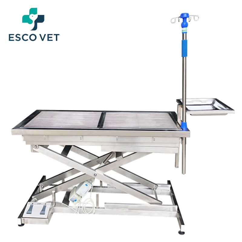 Esco Vet Hydraulic Elevation System Veterinary Exam Surgical Stainless Steel Table Vet Operating Table For Dogs