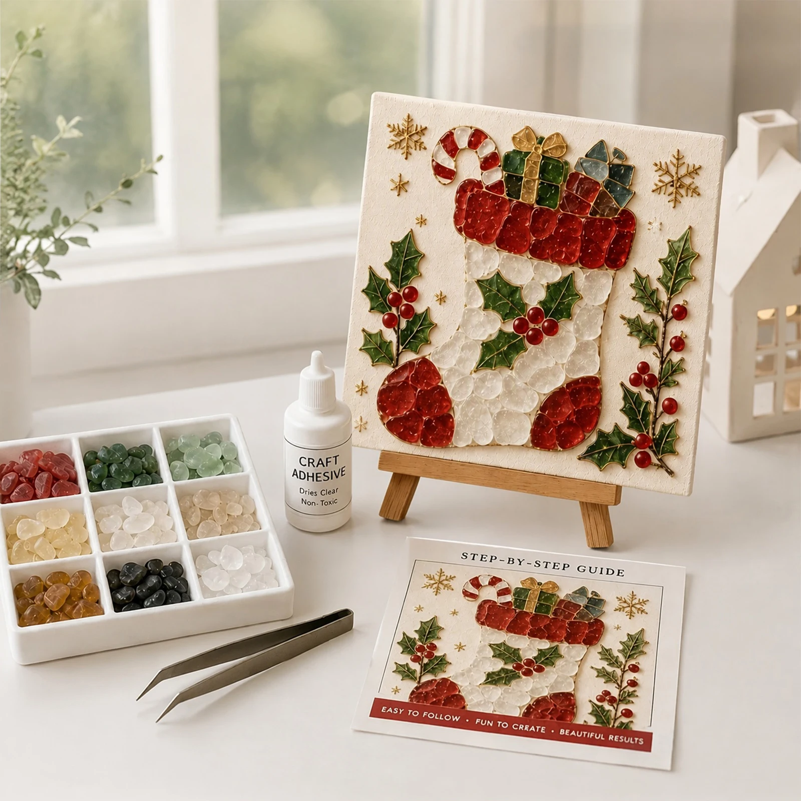 Renkli Cam Parçalarıyla Kendin - Art Craft For Christmas incelemesi ve fiyatı