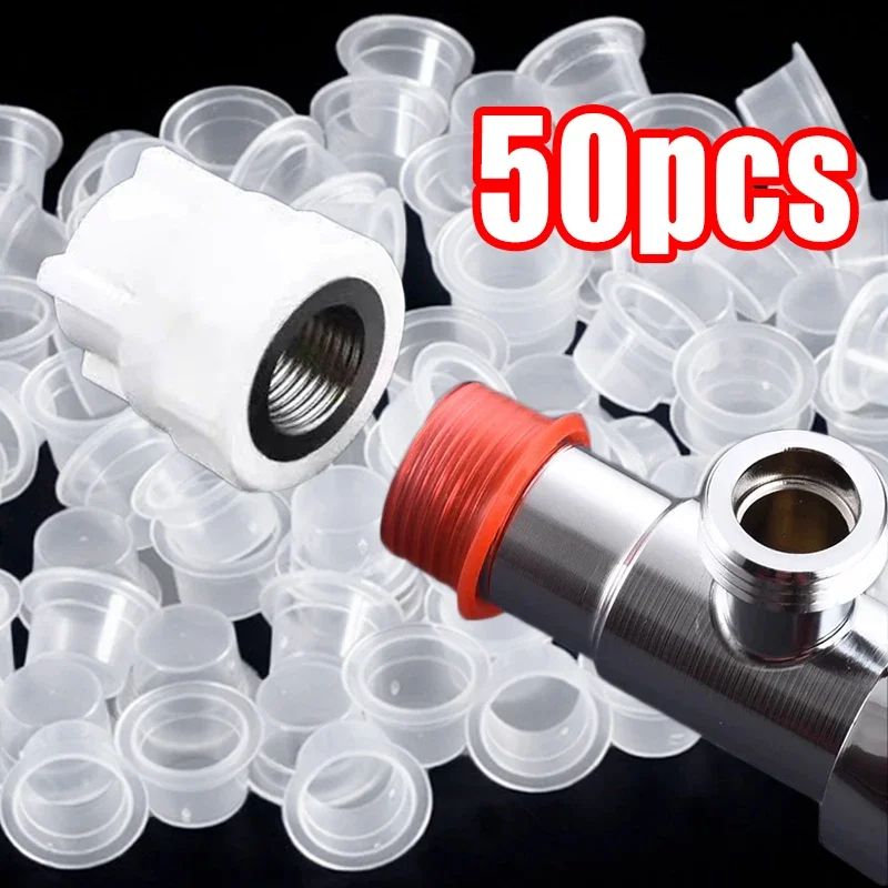 

50pcs Faucet Leak-proof Sealing Gasket Valve Threaded Pipe Hose Silicone Washer Seal O Ring for Plumbing Plug Prevent Leakage
