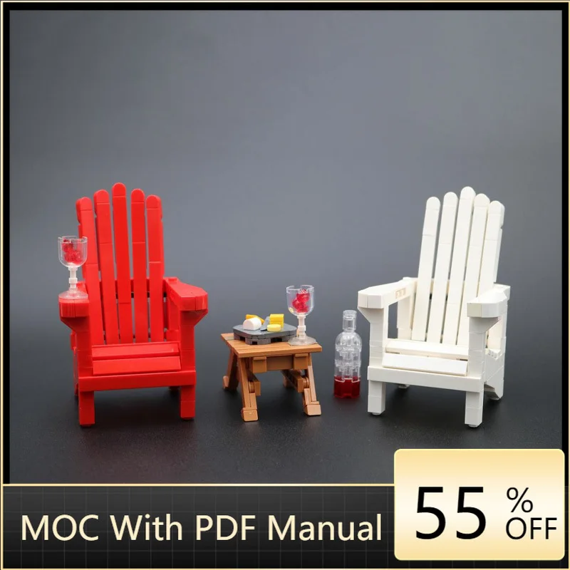 

234 Parts Exquisite Chairs MOC Custom Building Blocks Bricks Model Creative Assembly Toys Set Children Adults Christmas Gifts