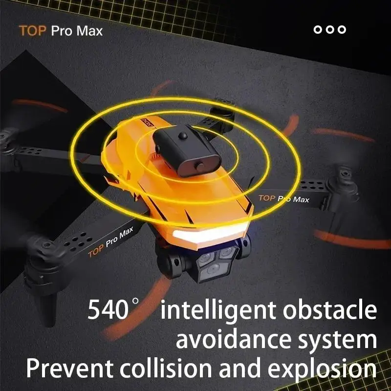 New P18 Drone Brushless Motor 8K 5G HD Triple Camera Optical Flow Positioning GPS Obstacle Avoidance RC Quadcopter Toys Gift