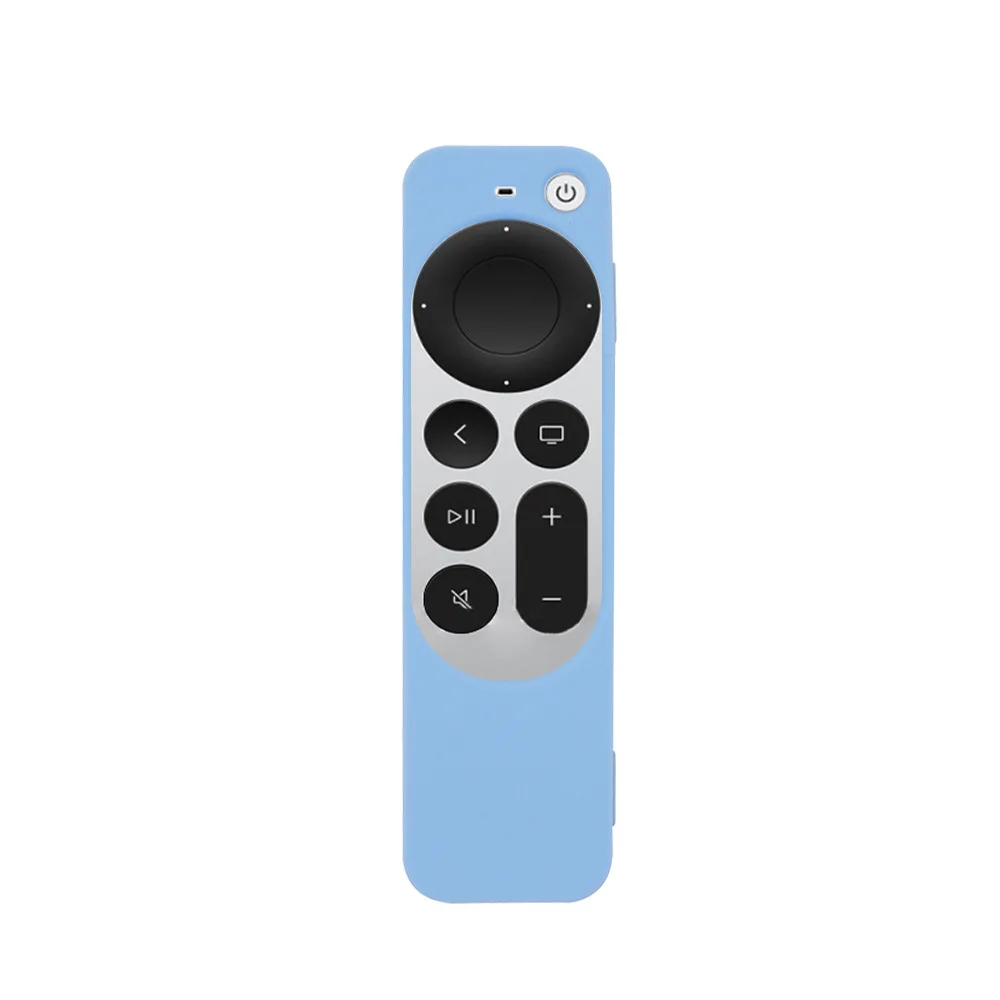 Anti-Lost Protective Case For 2021 Apple TV 6th Gen Remote Control Anti-Slip Durable Silicon Shockproof Cover