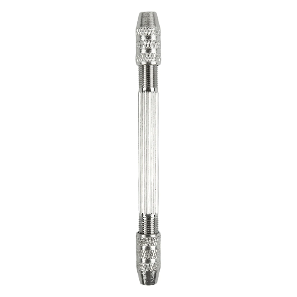 For Miniature Rotary Drill Bits Hand Tools 105mm Chrome Plating Double Head Hand Drill Jewelry Tools Reticulate