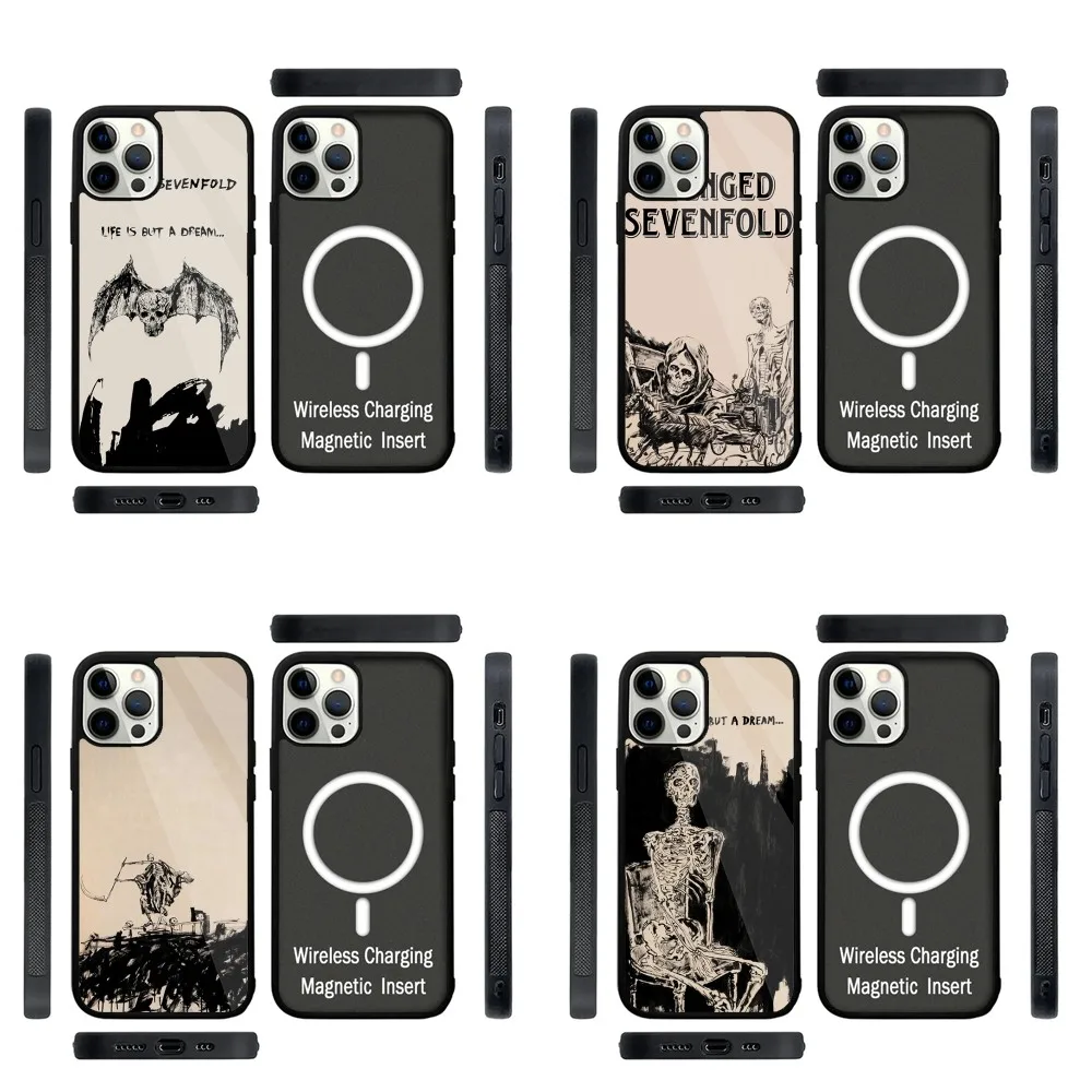 

A-Avenged Sevenfold Phone Case Strong Magnetic For IPhone 15,14,13,Pro,Max,Plus,11,12,Mini For Magsafe Wireless Charging