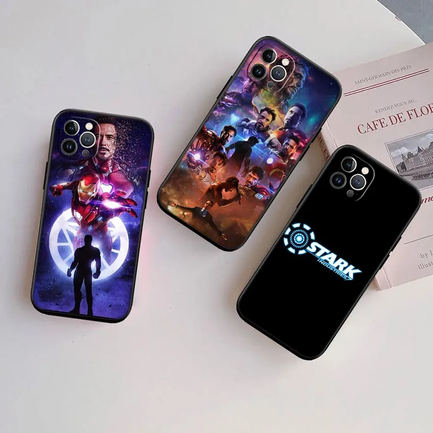 Marvel Iron Man New High-End Phone Case for iPhone 15 14 13 12 11 Pro Max Mini Plus