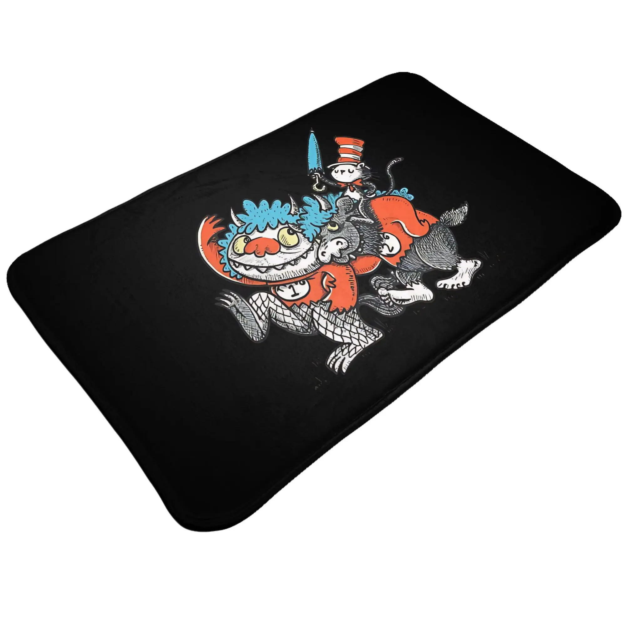 I know where the wild things are Decorations Bedroom Mat Dr. Seuss Thing Doormat Kitchen Carpet Outdoor Rug Home Decor