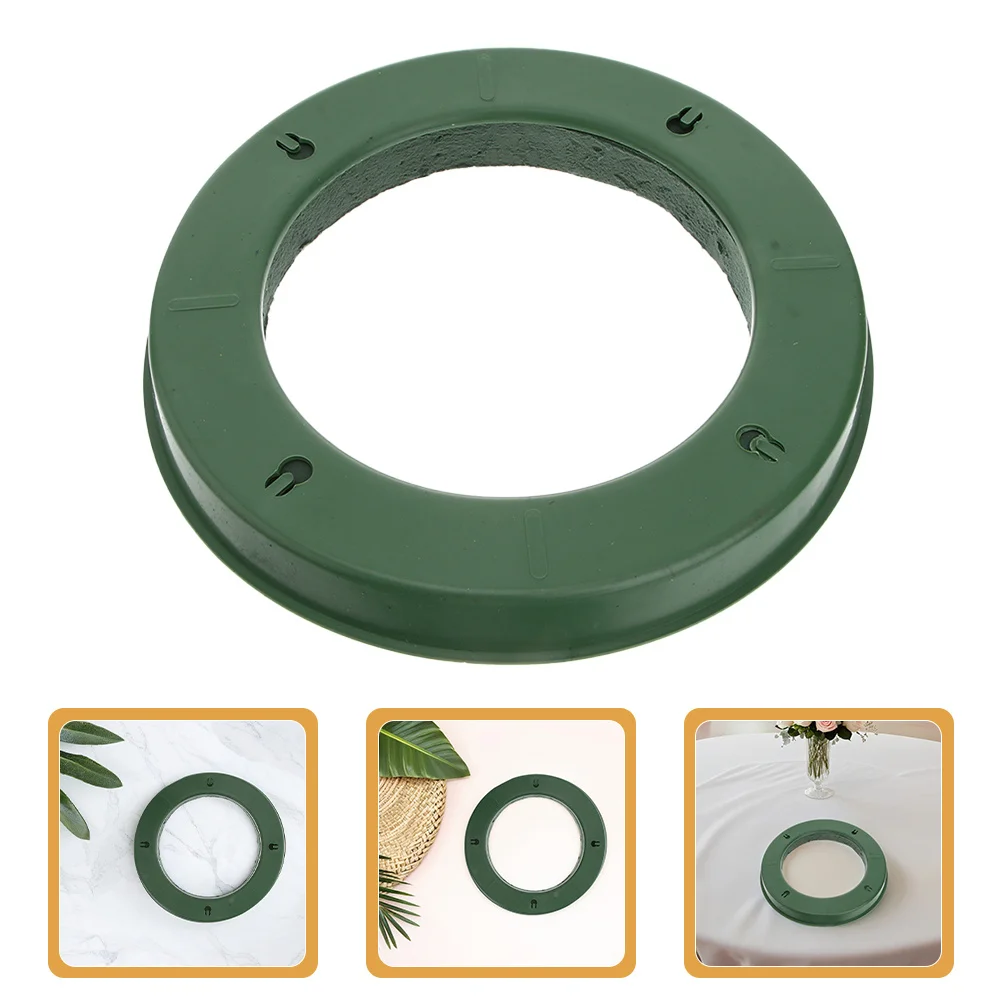 

3Pcs Wedding Car Decoration Floral Foam Cage Round Flower Foam Block with Suction Cup for Secure Artificial Flower Mud Hold