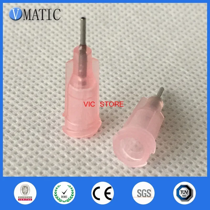 High Quality Non-Sterilized Recommendation 100Pcs 20G 1/4'' Inch Stainless Steel Dispensing Screw Syringe Needle Tip