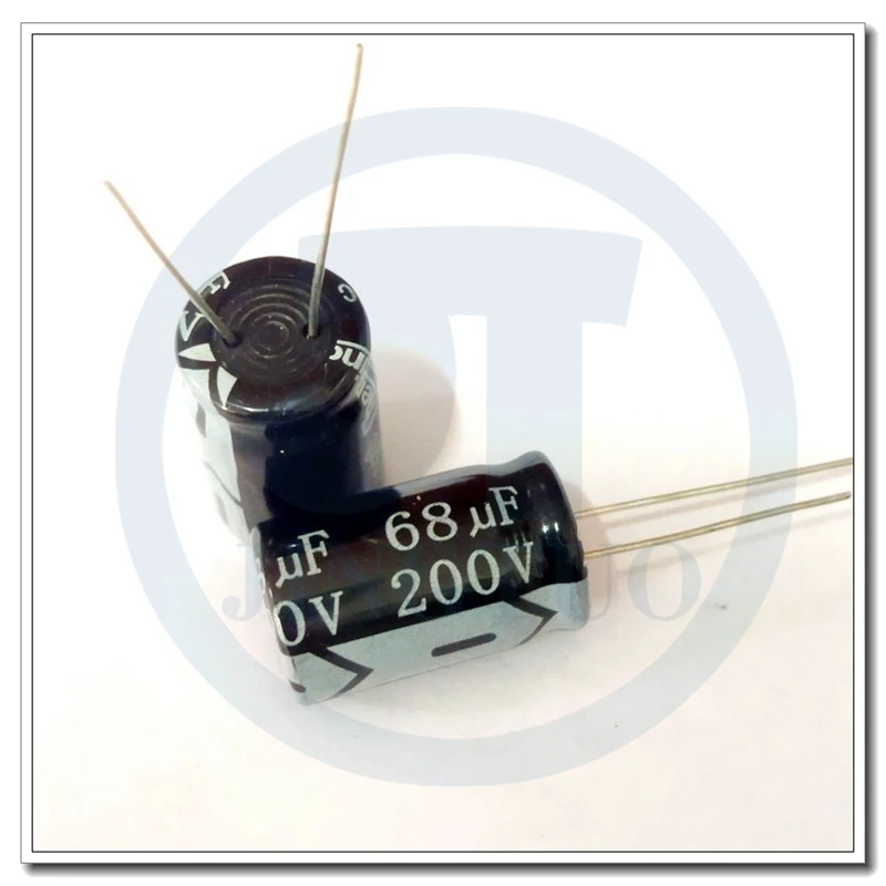 3pcs 68uF200V 200V68uF 68MFD 200WV 13x20mm Radial Aluminum Electrolytic Capacitor