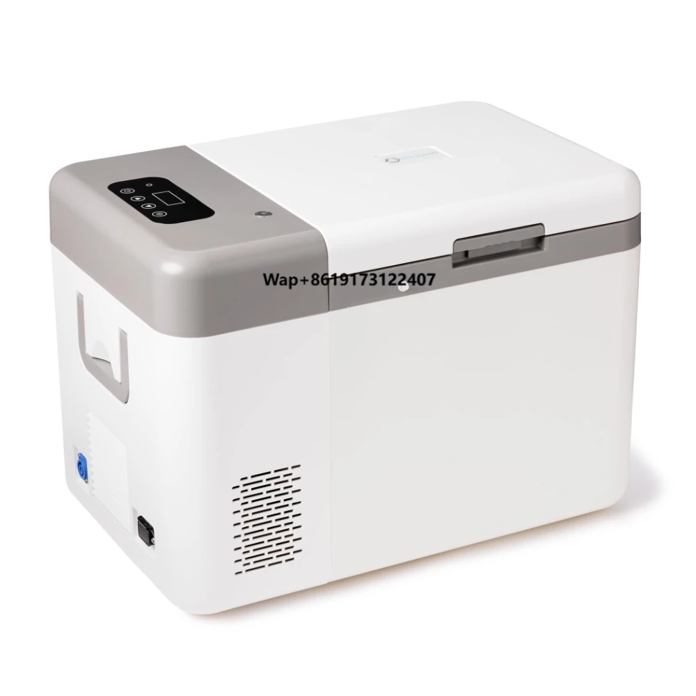 Car Refrigerator Freezer Ultra-Low Temperature 12V 24V Single-Temperature Reagent Transport Refrigerator Adjustable -86 Degree