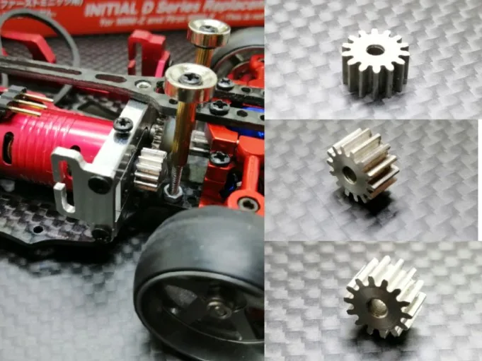 

Metal Motor Gear 14T Gear for RC Car 1/28 Mini-Q HGD1