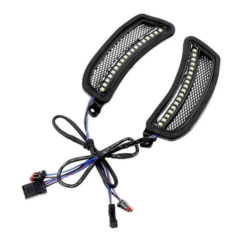 ملحقات الدراجة النارية LED أضواء تنفيس هدية لـ Softail Low Rider ST FXLRST Low Rider El Diablo FXRST 2022-2024