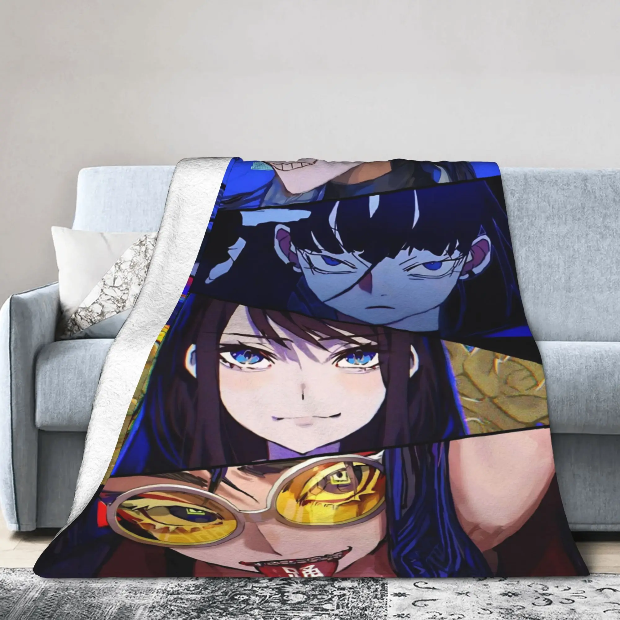 Ado Japanese Singer Plush Blankets  Funny Throw Blanket for Bed Sofa Couch 125*100cm Plush Thin Quilt