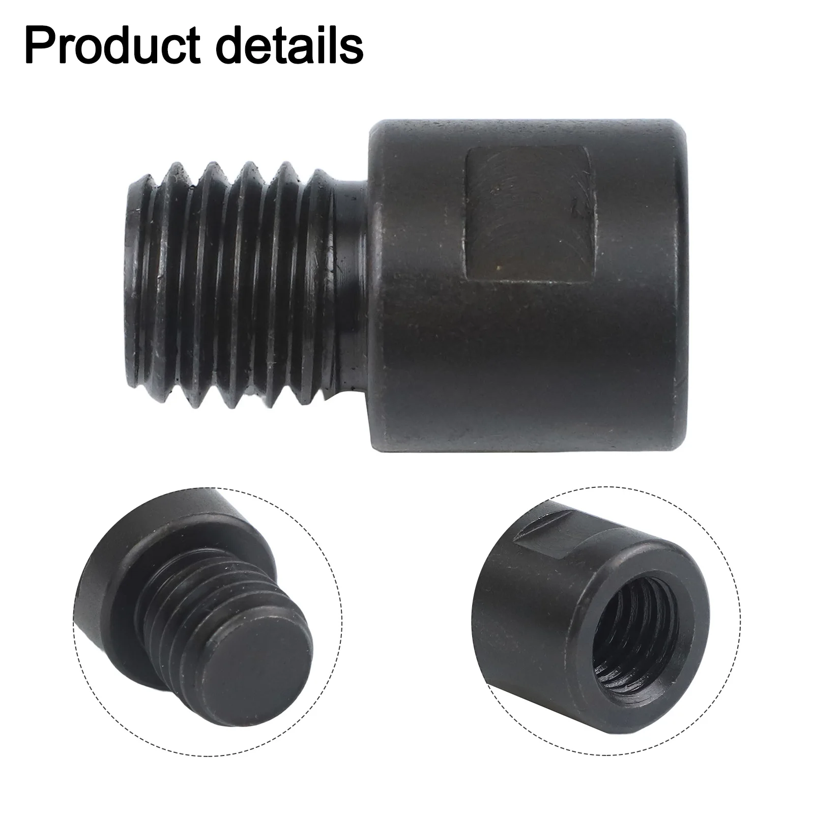 Polishing Machine Adapter Thread Converter For Deep Polishing M10 To For M14 Angle Grinder Adapter For M14 Easy Installation