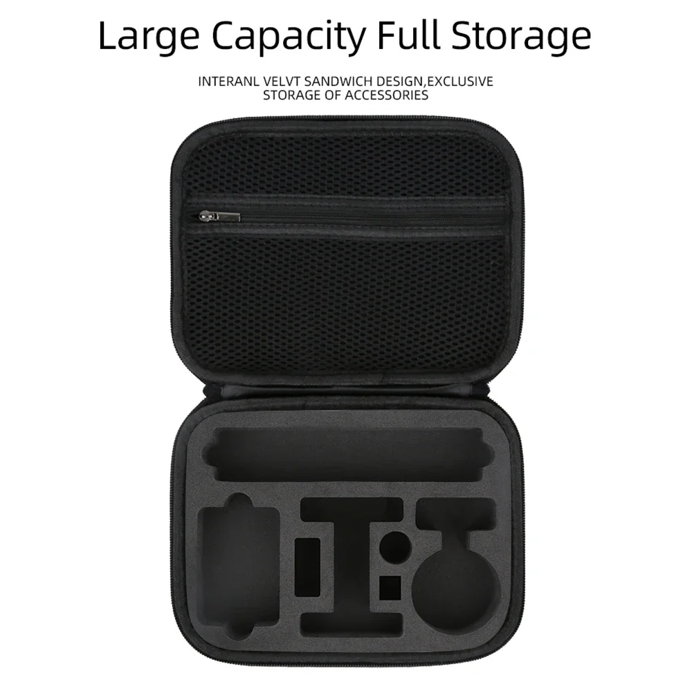 Carrying Case For Insta360 GO Ultra, Camera Storage Bag PU Hard Shel Travel Protective Cover Organizer Case for Go Ultra Camera
