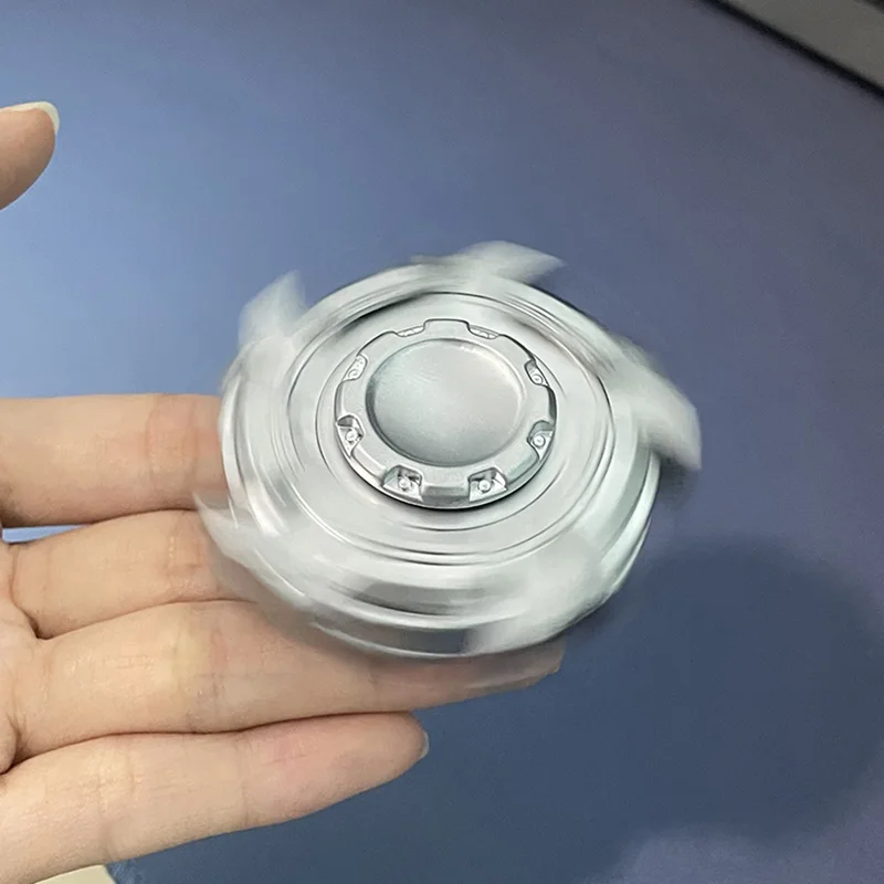 EDC-deslizador magnético para adultos, armadura abierta, Spinner, Top de Metal, alivio del estrés, juguete para la yema del dedo, herramienta para aliviar el autismo
