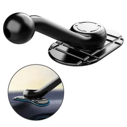 17mm Ball Head Bracket with Nano Sticky Base for Car Dashboard Desktop Mobile Phone Holder Accessories Car GPS Mount Phone Stand