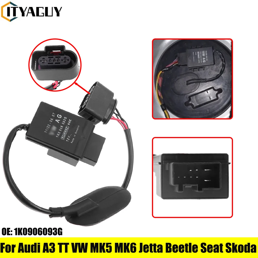 1K0906093G Car Oil Fuel Pump Controller Module Unit for VW Jetta CC Beetle Passat Audi A1 A3 TT Seat Skoda 1K0906093F 1K0906093D