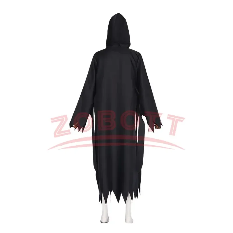 Scream Costume Children Fancy Dress Halloween Party Horror Death Ghostface Costume Boys Teens Ghost Robe Scary Skeleton Costume