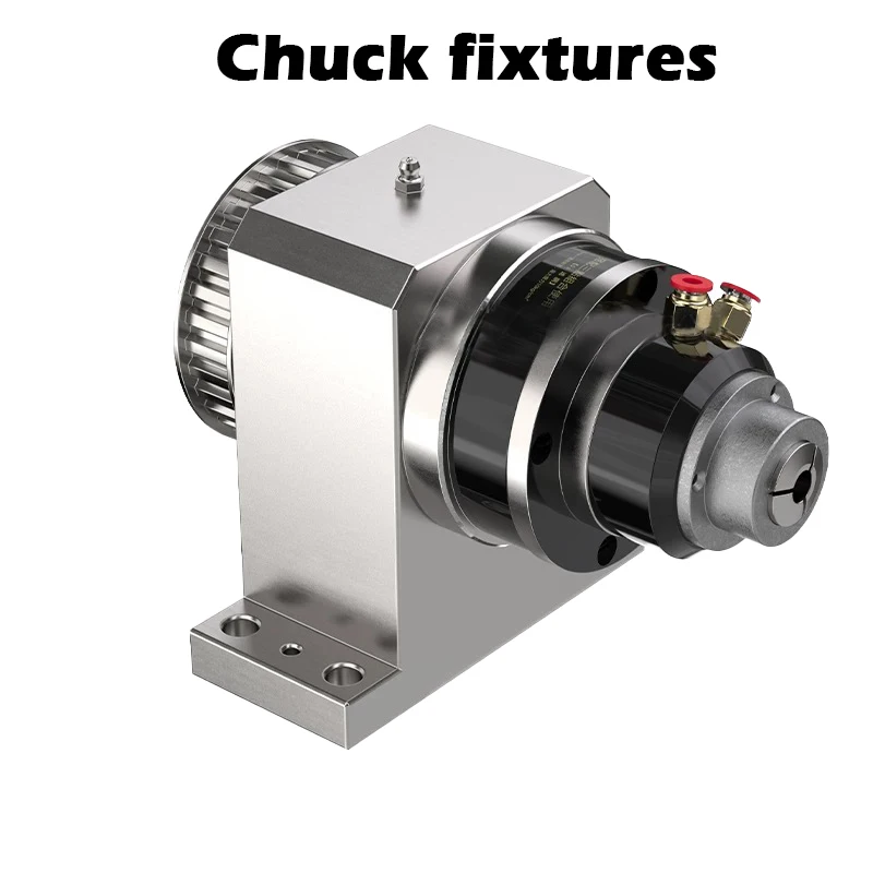 

High-precision Pneumatic Rotary Chuck JAC-15 with DR-25 Spindle Integrated Pneumatic Rotary Chuck Fixture Vertical Clamp Holder