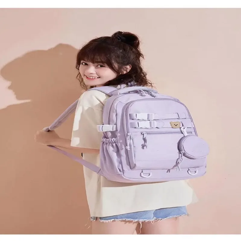 Nuovo Disney Lilo Stitch Zaino Ragazza adolescente Studente Zaino per la scuola Anime Bookbag Bag Ragazza Ragazzo Bambini Zaino Zaino