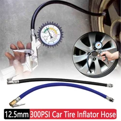 Car Tire Inflator Hose 12.5mm 300PSI Air Compressor Pipe Rubber Air Rubber Hose Car Bike Motorcycle Tire Repair Tools Accessorie