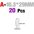 Silver A 10.3x29mm