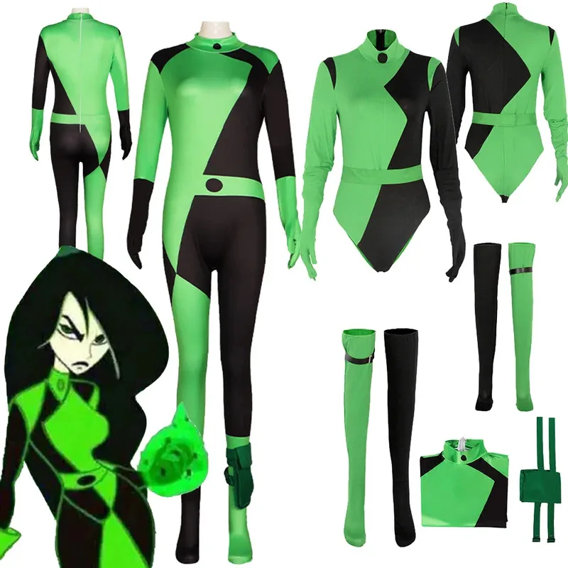 didi 2025 2025 hhhShego Cosplay Costume Jumpsuit Gloves Belt Women Girls Outfits Fantasia Halloween Carnival Party Role Play Clo