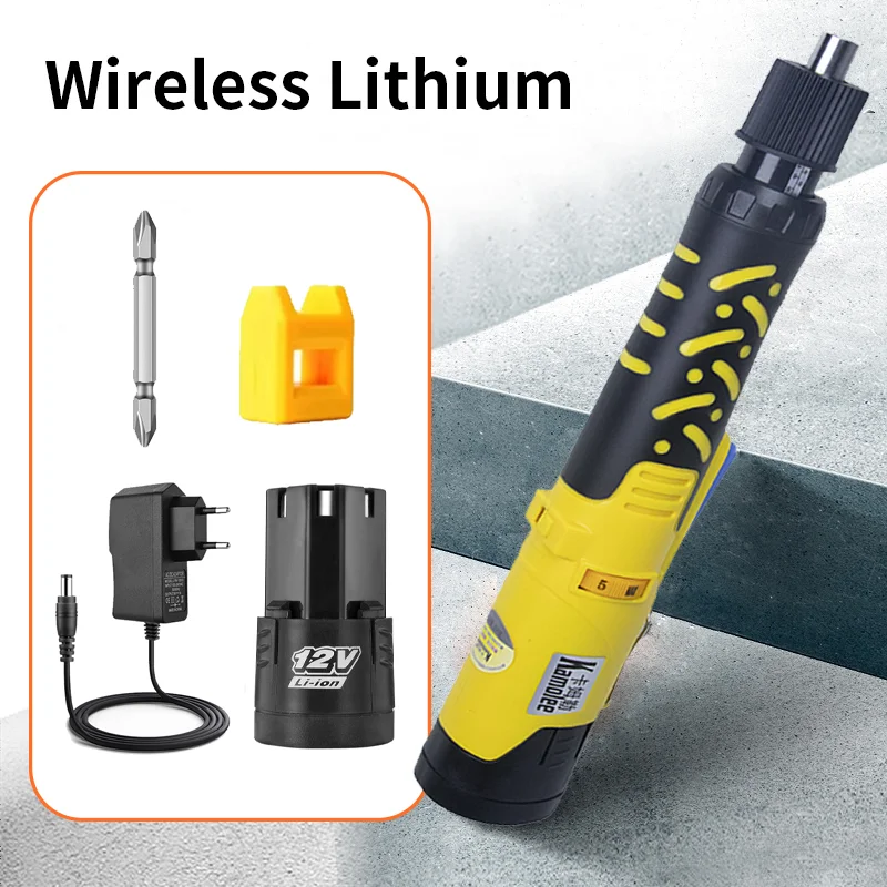 

1200rpm Cordless Electric Screwdriver Li-ion Battery Rechargeable Mini Power Screwdriver Adjustable Torque For Renovation Team