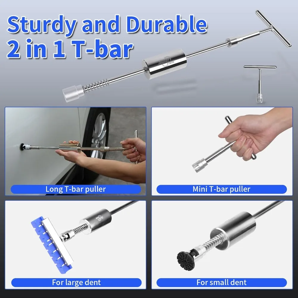 Car Dent Repair Kit: Paintless Body Repair Tools for Hail Damage and Dent Removal