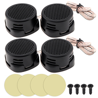 4pcs 500W High Efficiency Mini Dome Tweeter High Frequency Car Audio System Speakers
