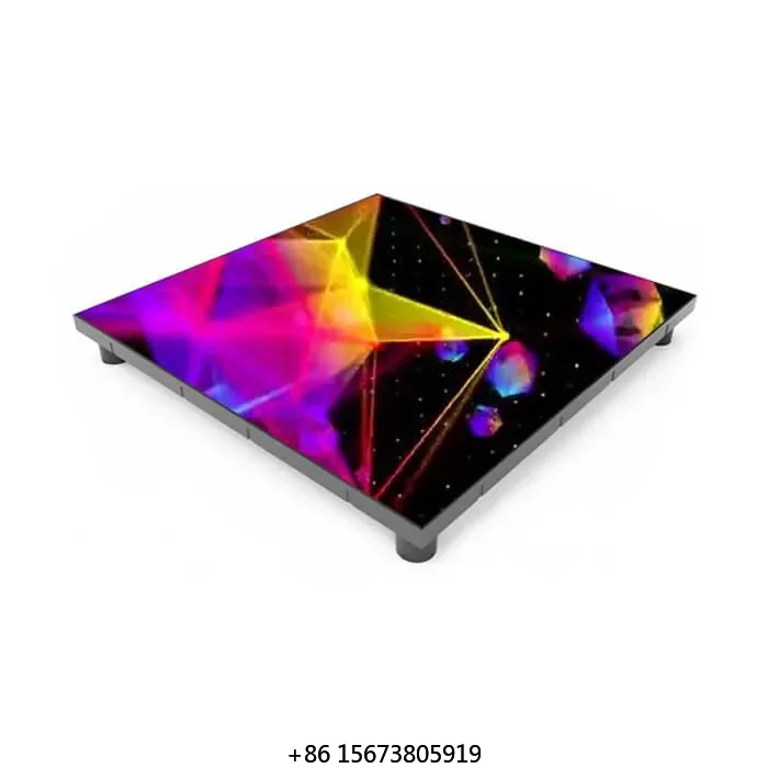 

Stage Interactive Dancing Tile Mat Panels Dance Floor Led Display Screen Led Danc Floor Led Rental Display