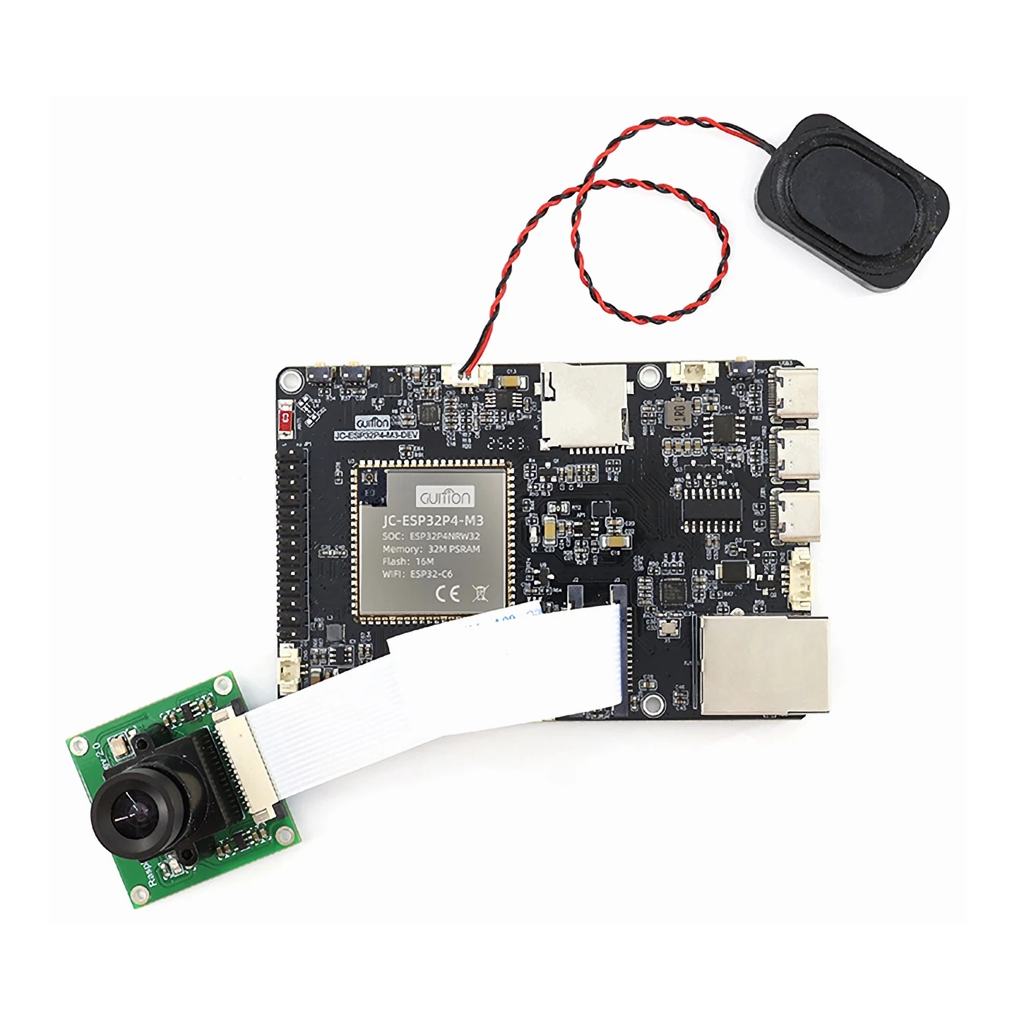 ESP32-P4-Module Development Board Base On ESP32-P4 & ESP32-C6 WiFi 6 + BT5 BLE 32M PSRAM 16M Flash JC-ESP32P4-M3