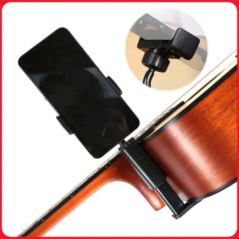 

Регулируемая подставка для телефона, многофункциональный держатель для гитары, утолщенное крепление для телефона на гитарную стойку/для смартфонов