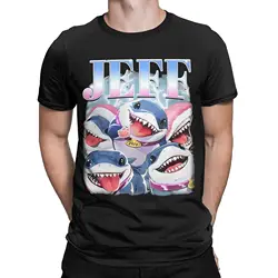 cute Jeff the Land Shark cartoon  Tee Shirt for Men Women New Arrival T Shirts  Cotton Clothes