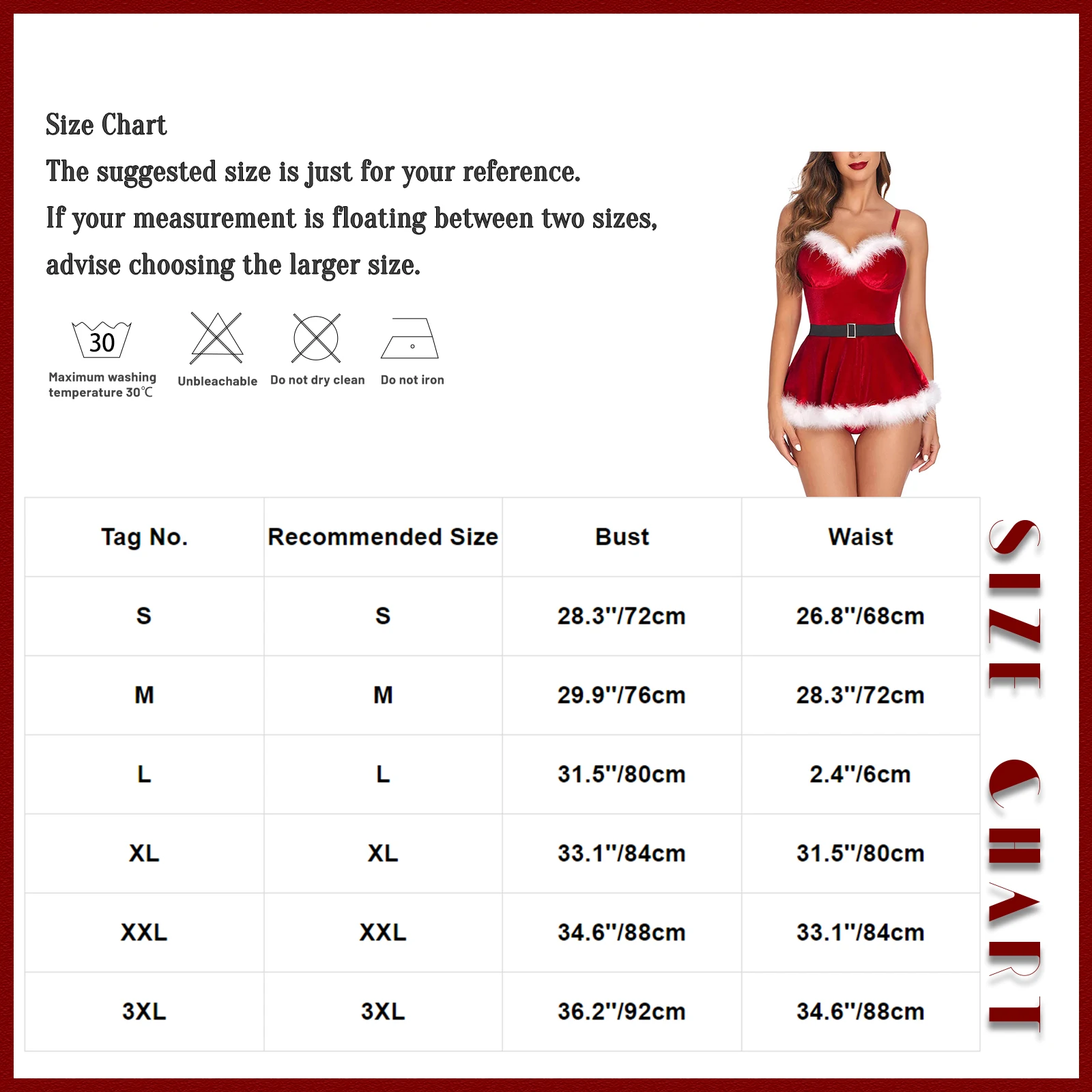 Womens Velvet Mrs Santa Claus Christmas Costume Sexy Teddy Lingerie Outfits Plush Feather Trim Slip Dress with Briefs Belt