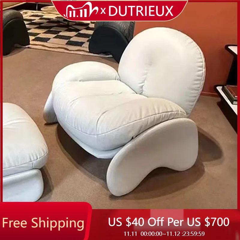 

Small Low Chairs White Cream Accent Balcony Reading Throne Gaming Cheap Simple Living Room Chairs Vintage Poltrona Home Decor