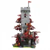 2046pcs 크리 에이 티브 Forestmens 교차 성 Moc 21346 76428 빌딩 블록 벽돌 데스크탑 장식품 모델 조립 장난감 아이 선물 4