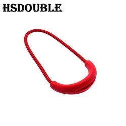 10 Pcs/Pack U Shape Cord Zipper Pulls Strap Lariat For Apparel Accessories Color Red