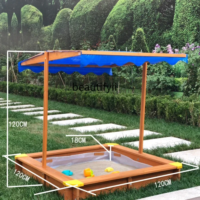 newSand Basin Indoor Outdoor Household Courtyard Sand Wedge School Amusement Facilities Sand Playing Outdoor Cassia Toyss1001