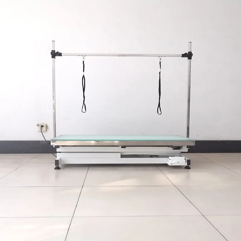 Electric Cross Lifting LED Light Pet Large Dog Grooming Table Sustainable And Charged Power Source On Sale