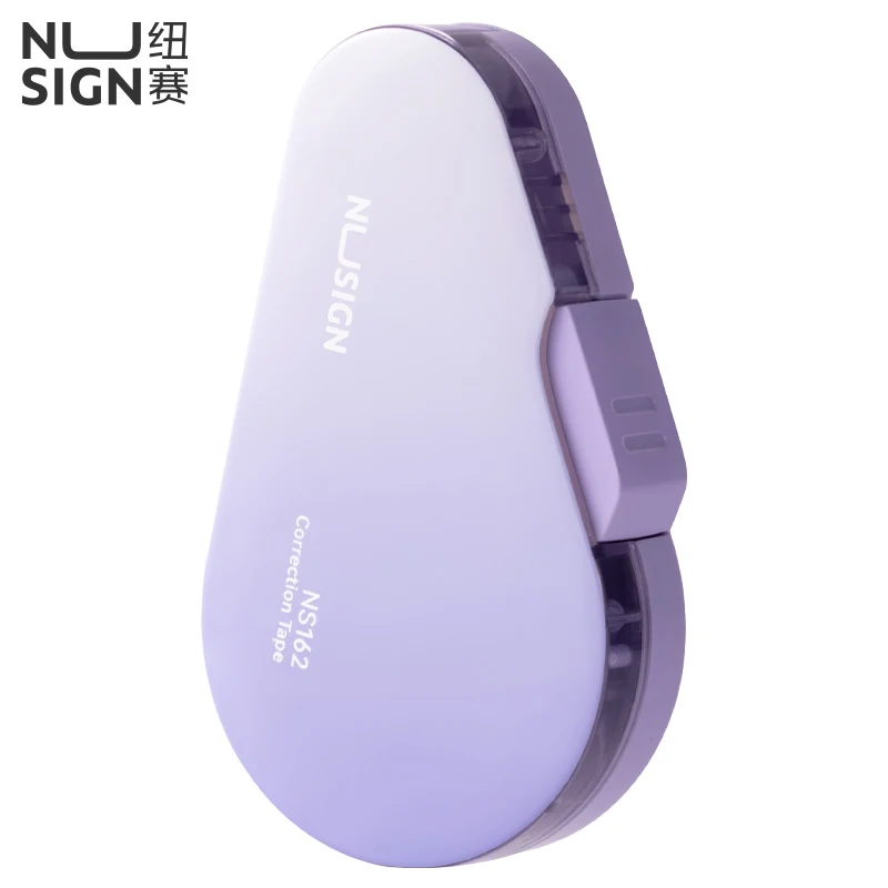 NUSIGN Large Capacity Correction Tape with Press Seal Door Gradient 4-Color Correction for Office School Supplies