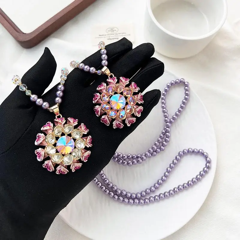 سلسلة سترة طويلة أنيقة للنساء شخصية بسيطة متعددة الاستخدامات قلادة سبيكة عالية الجودة إكسسوار مجوهرات