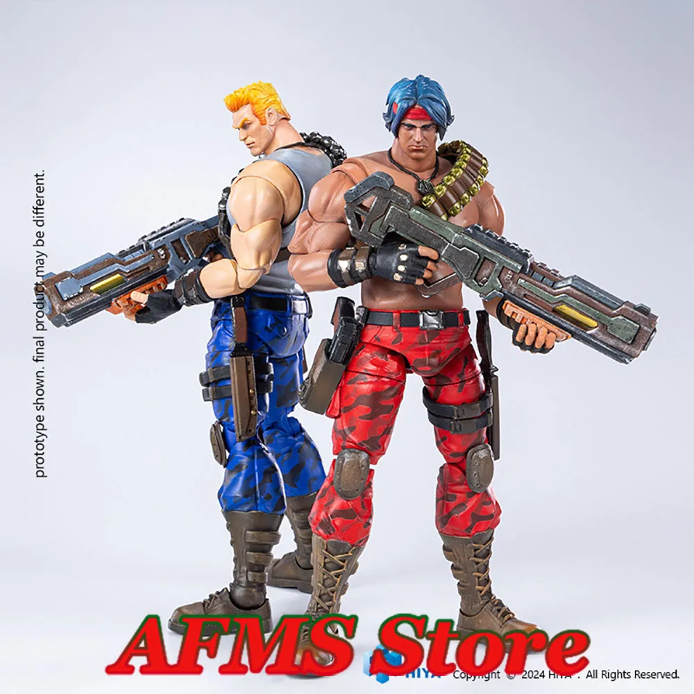  ‌1/12 Scale Men Soldier EBC0319 Bill Rizer EBC0320 Lance Bean‌ Classic Shooting Game Dolls 6Inch Action Figure Model Toys