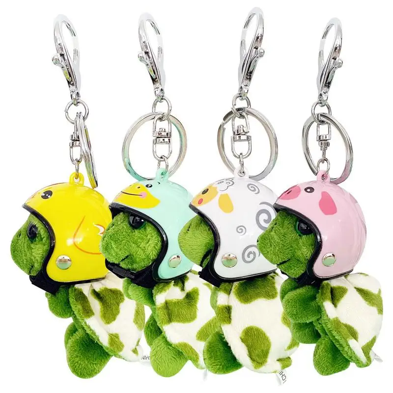 

Cute Turtle Keychain Tortoise Bag Pendant Attractive Mini Turtle ornament Toys Car Keyrings For kids toys and games accessories