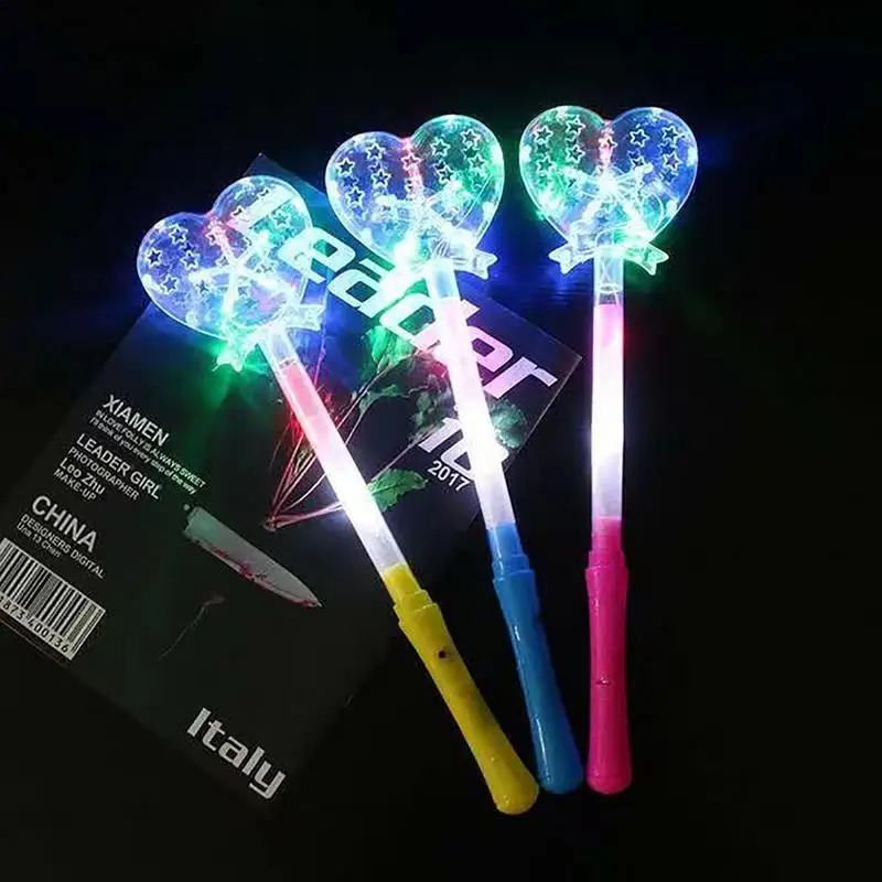 Light Up Flashing Wand Christmas Glow Sticks Party Wand  Costume Accessories Party Decorations For Boys Girls Kids Adults