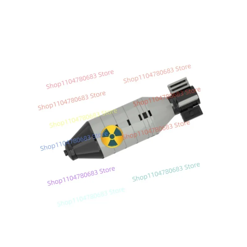 MOC 군사 액세서리 동풍 로켓 리틀 보이 블록 조립 모델 장난감 애니메이션 만화 선물 장식