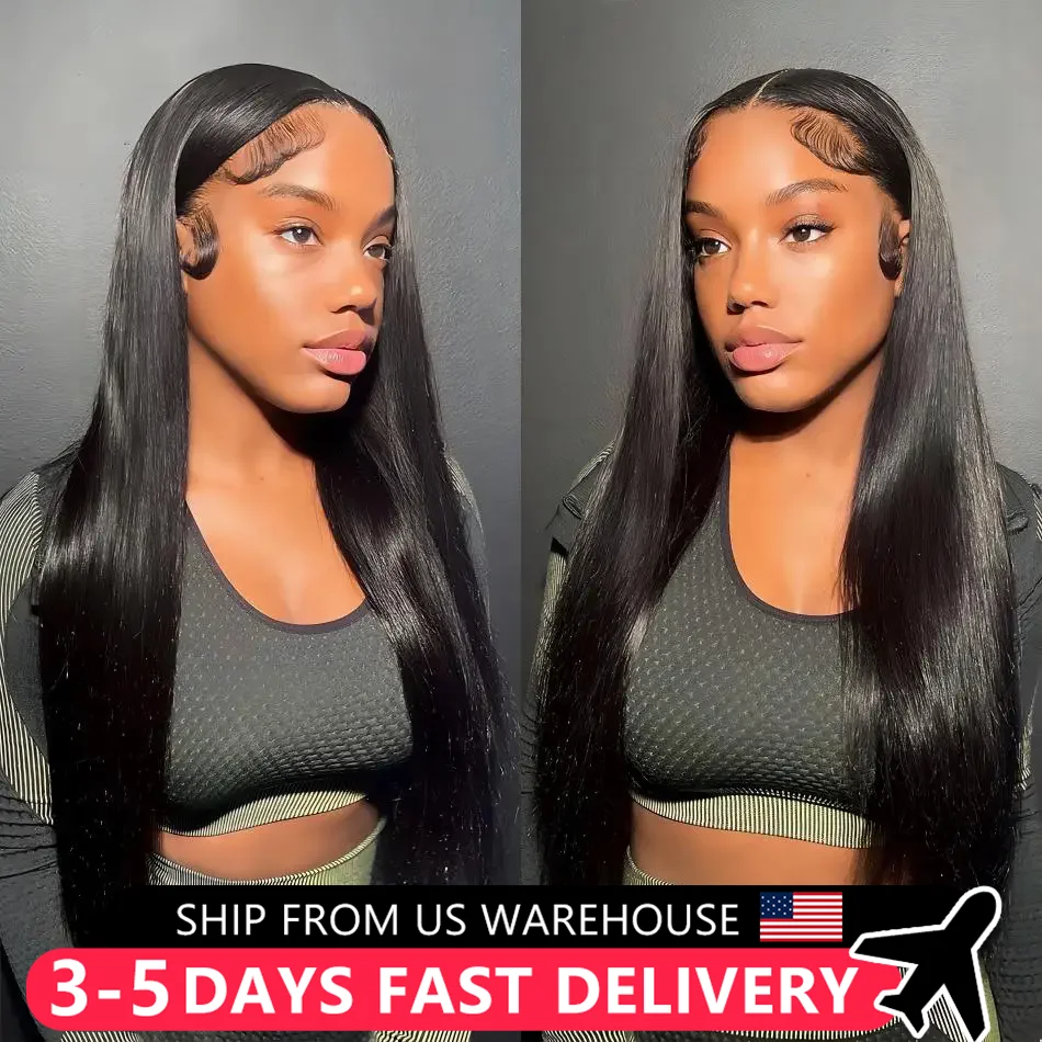 30 32 34 Inch 13x6 Hd Lace Frontal Wig Straight 13x4 Lace Front Wig Transparent Human Hair Wigs for Women Pre Plucked MYLOCKME